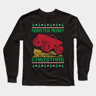 MONSTER MERRY SMASHER Long Sleeve T-Shirt